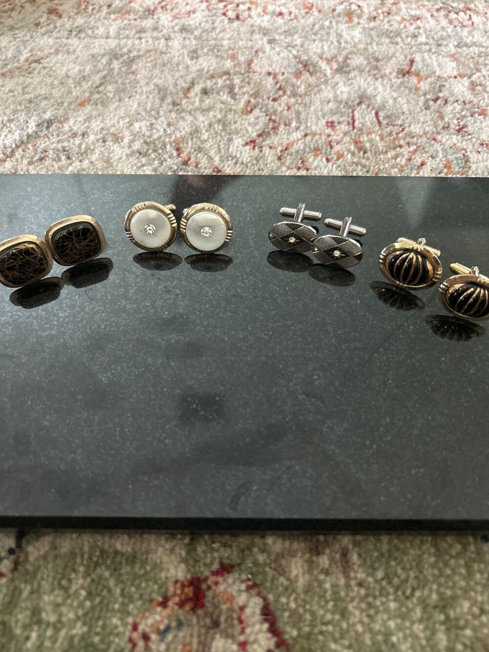 Lot of Vintage Cufflinks (4 sets)
